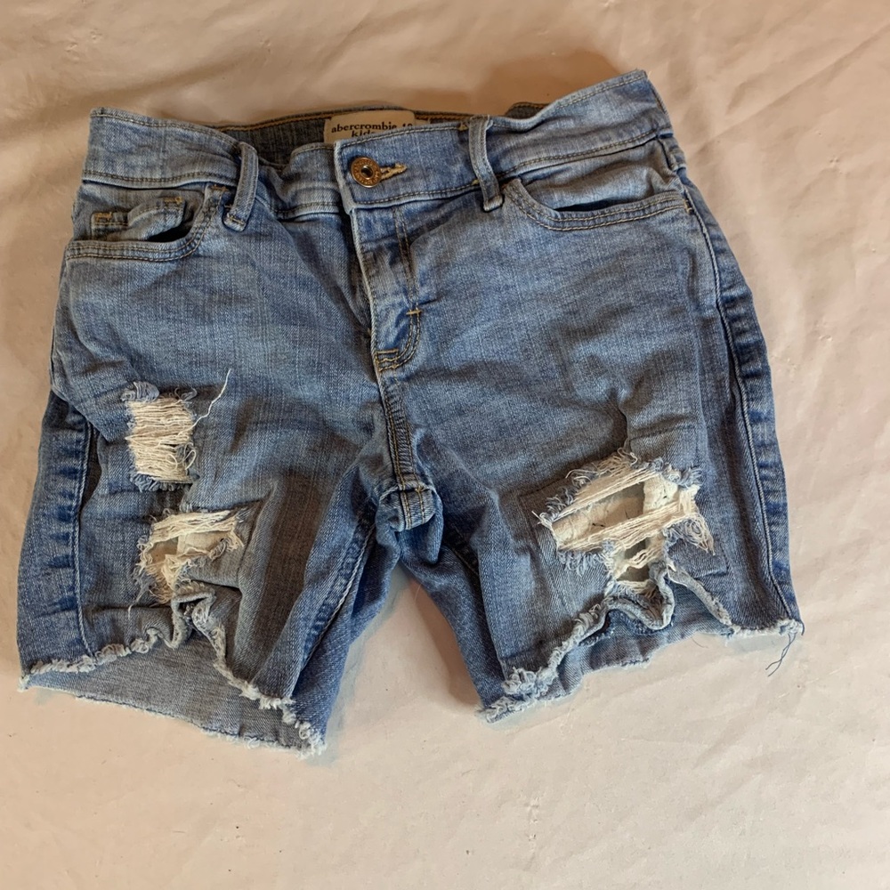 Abercrombie & Fitch Kids  Blue Denim Shorts